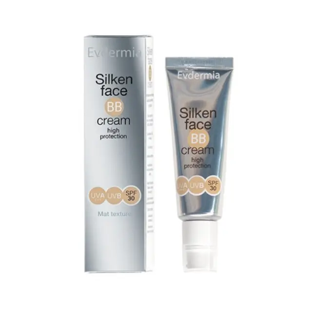 Evdermia Silken Face BB Cream Αντηλιακή Ενυδατική Kρέμα Προσώπου με Χρώμα SPF30 50ml
