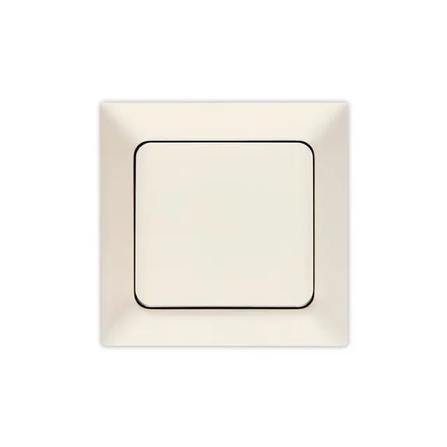 Διακόπτης Μεσαίος A/R Mπεζ 8.2x8.2x3.5cm