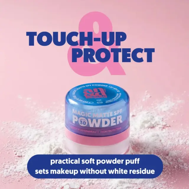 A.N.D. Beauty Ultra-transparent Loose Powder SPF30 Αντηλιακή, διάφανη στερεωτική πούδρα 10g με ματ φινίρισμα 10g 3