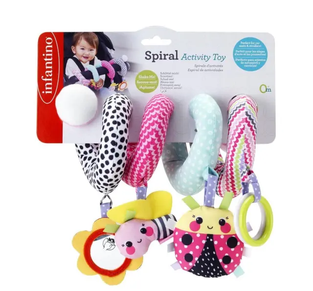 INFANTINO SPIRAL ACTIVITY TOY-PINK 2