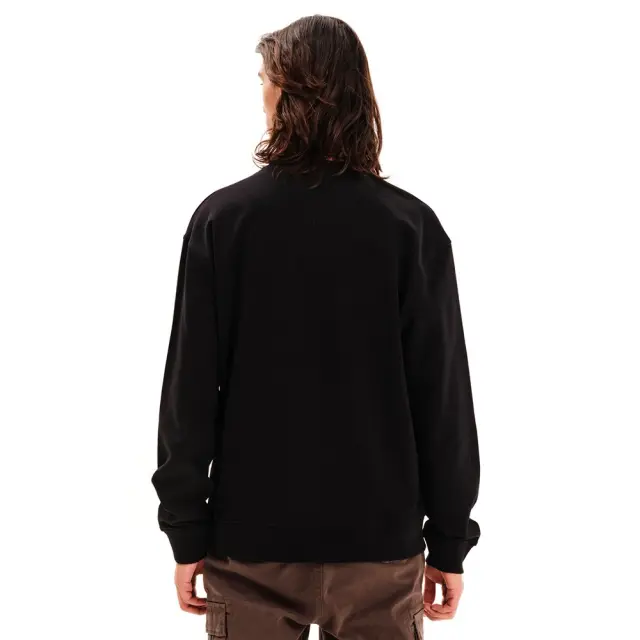 Emerson Classic Crew Neck (252.EM20.97-Black) - Μαύρο 3