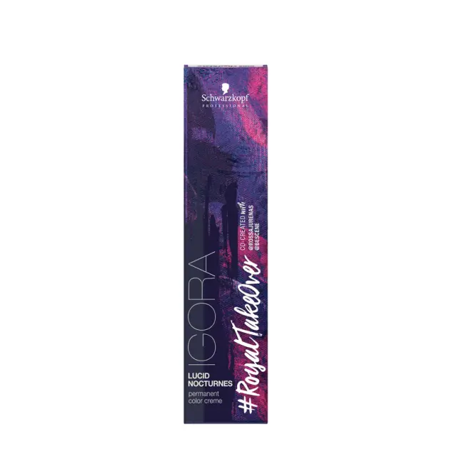 Schwarzkopf Professional Igora Royal Take Over Lucid Nocturnes 5-819 Καστανό Ανοιχτό Κόκκινο Σαντρέ Βιολέ 60ml