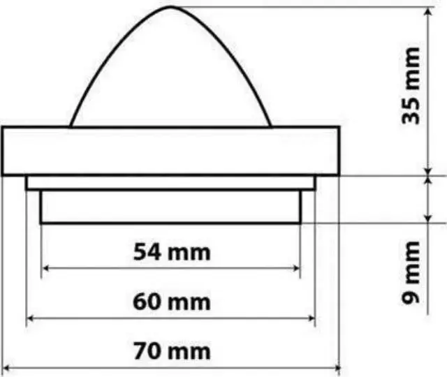 Lampa 9 Led light 24V - Κόκκινο 98460 2
