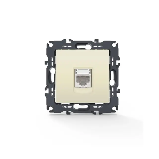 PRIME ΠΡΙΖΑ ΔΙΚΤΥΟΥ ΙΒΟΥΑΡ 1XRJ45 CAT6 UTP IP20 / 1000113202