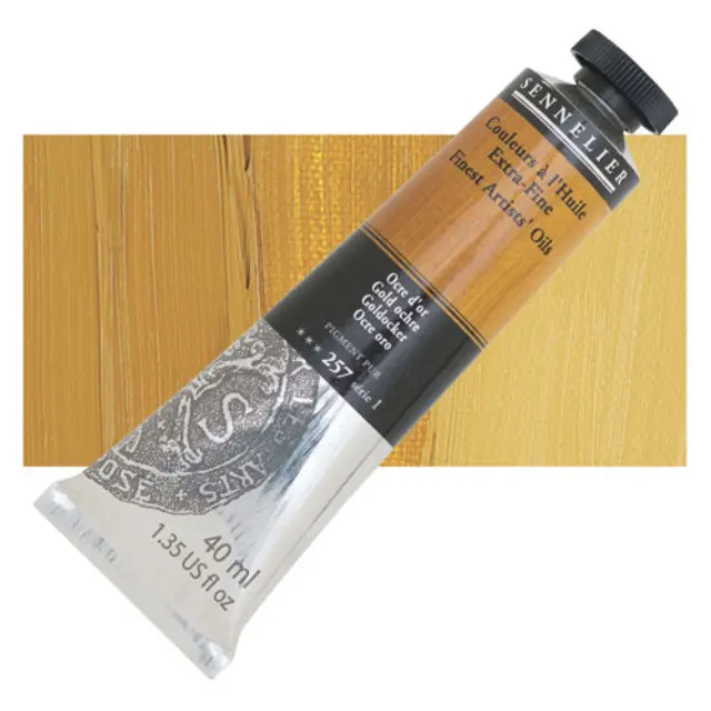 Sennelier Λάδι Finest Artists Oil 257 Gold Ochre - 40ml