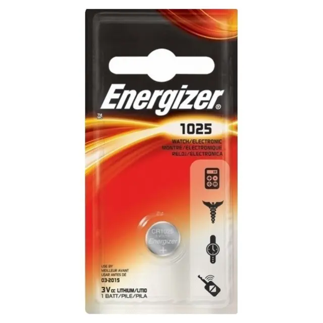 Energizer CR1025 lithium battery (blister) (ENE20115) ENEGIZER