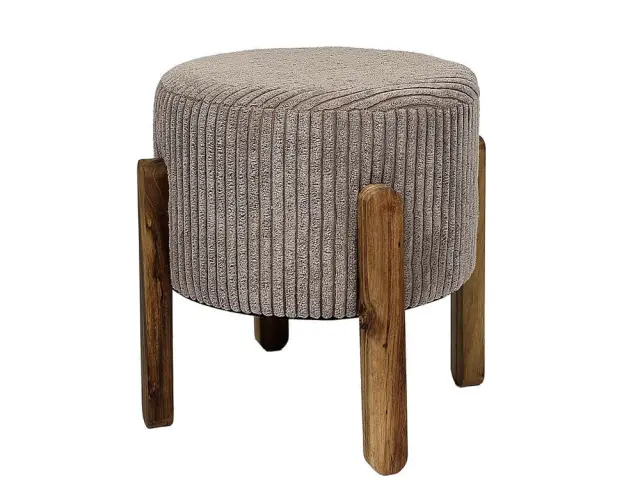 Σκαμπό Scott Home Deco Factory με διαστάσεις 35.5x35x35cm - Τaupe HD0335 2