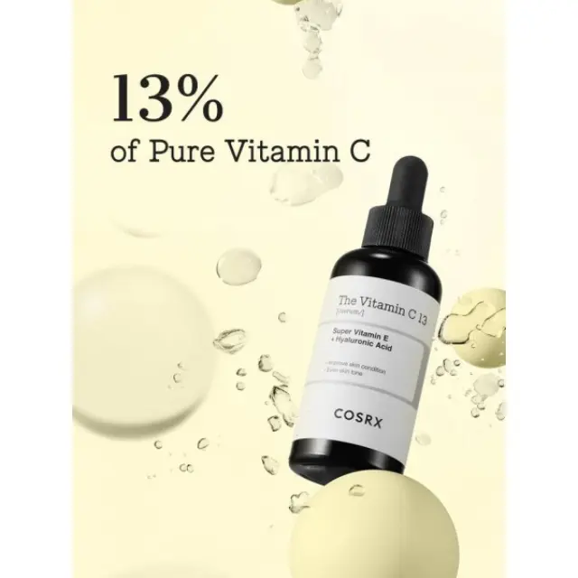 Cosrx The Vitamin C 13 Ενυδατικό & Αντιγηραντικό Serum Προσώπου με Βιταμίνη C & Βιταμίνη E για Λάμψη 20ml 2