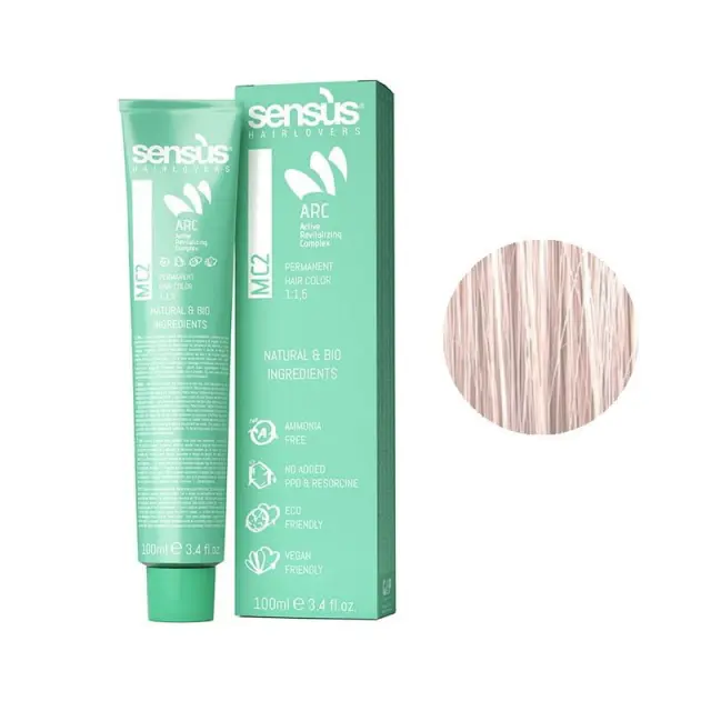 Sensus MC2 Permanent Hair Color 11.71 Ultra Platinum Purple Blonde 100ml - (μόνιμη βαφή χωρίς αμμωνία πλατινέ κατάξανθο βιολέ)
