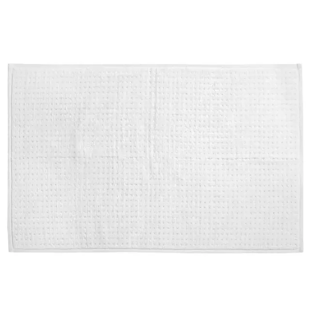 Πατάκι Μπάνιου 50x80 Bathmats Das Home 0758 White 100% βαμβακερό