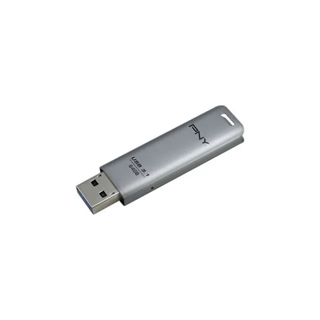 PNY USB Stick Elite Steel 64GB USB 3.1 Silver (FD64GESTEEL31G-EF)