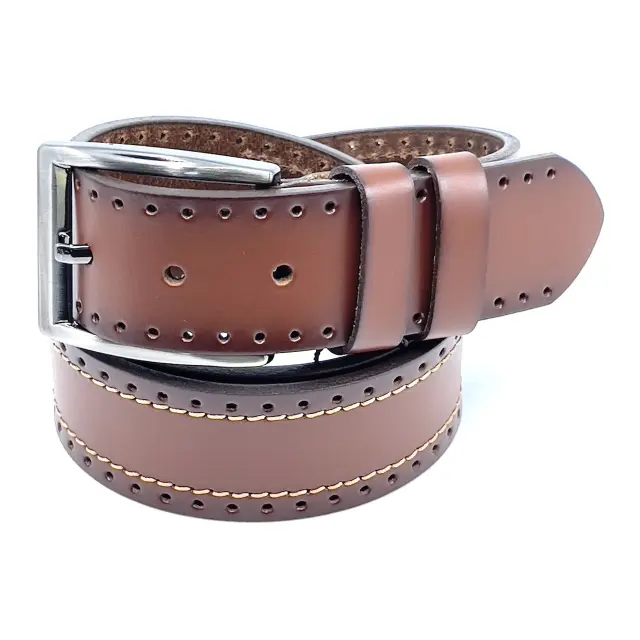 Ταμπά Δερμάτινη Ζώνη Full Grain 4 cm - 135cm