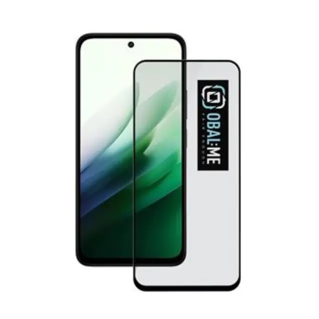 OBAL:ME 5D Glass Screen Protector for Xiaomi Redmi 15 4G/5G Black