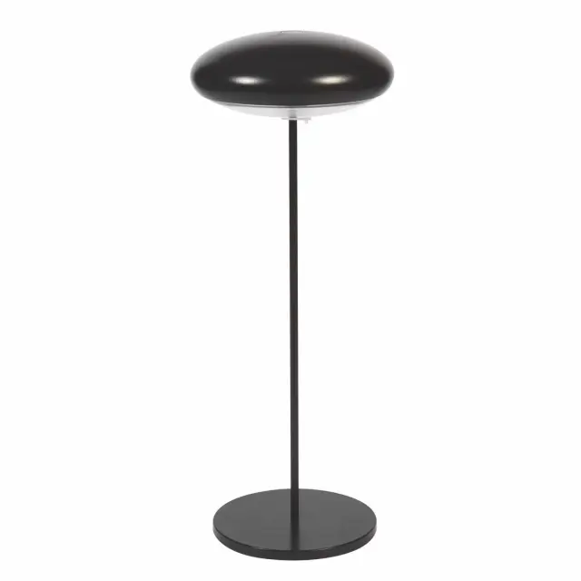 Nog-mos Φορητό επιτραπέζιο φωτιστικό LED 2.2W 3000K IP54 ø12x31cm μαύρο