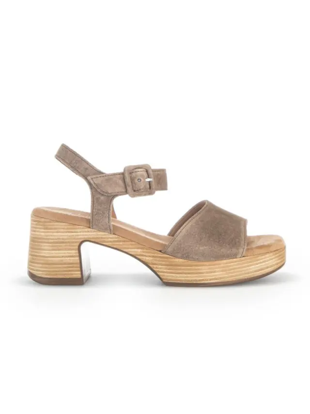 Gabor Πέδιλα Γυναικείο δέρμα Nubuck Μπεζ GAB/22721N 34-SESAMO 3
