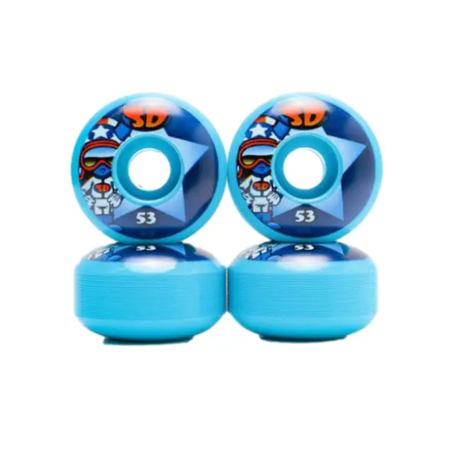 Speed Demons Blue Wheels Stars - Μπλε ροδάκια 53mm