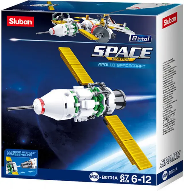 Sluban Τουβλάκια Δορυφόρος Satellite A για 6-12 ετών 67τμχ M38-B0731A 2