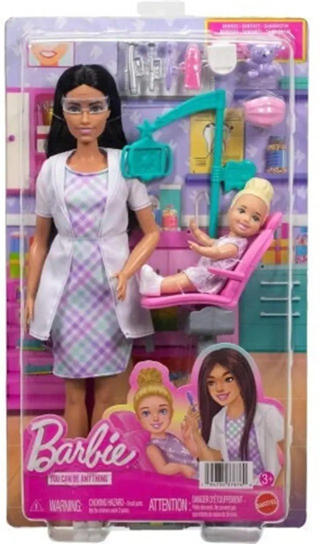 Barbie: You Can Be Anything - Dentist with Kid Doll / JMK15 (Mattel)