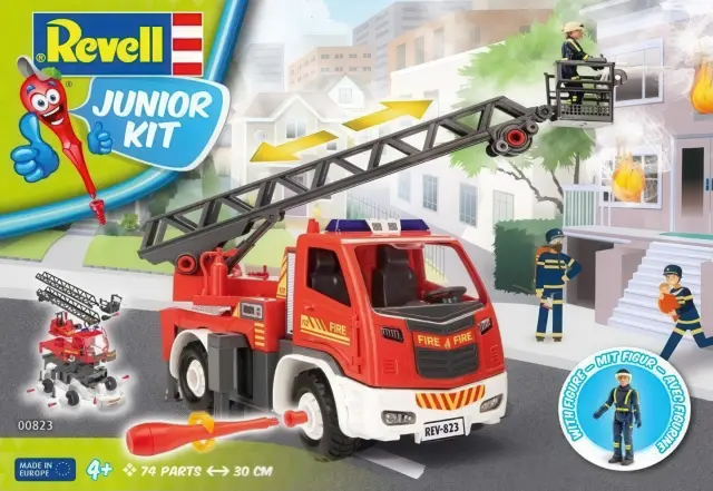 Revell Junior Kit Πυροσβεστικο Οχημα και Πυροσβεστικος Σταθμος (RVL00852) 3