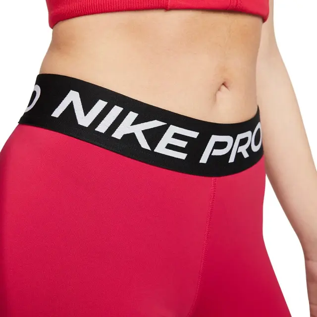 Nike Pro Dri-FIT Mid-Rise Leggings (DN0998-614) - Φούξια 2