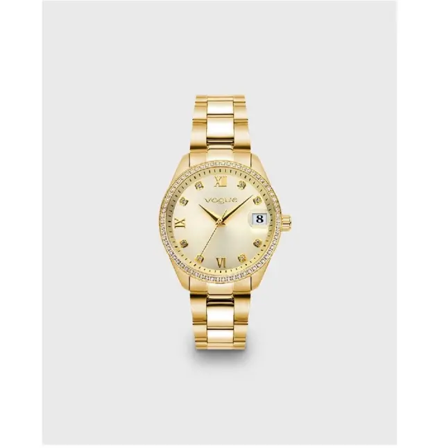 Vogue Reina Medium Women's Watch with 18K Gold Plated Steel Bracelet 2020614247