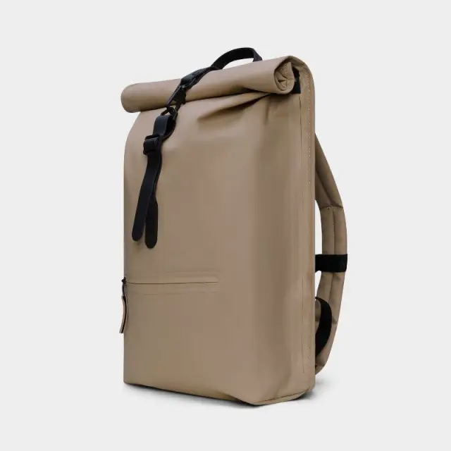 Σακίδιο Rains Rolltop Rucksack 13320-Beige Μπεζ - ONESIZE 3