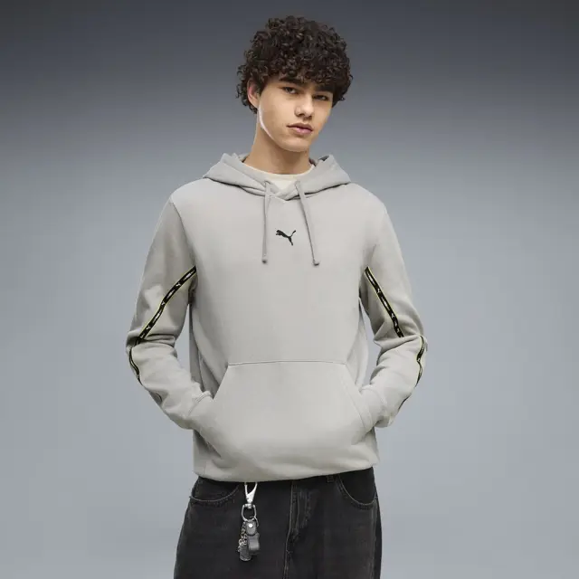 Puma Ess Tape Fleece Hoodie (694339-63) - Γκρί - L