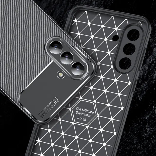Techsuit® CarbonFiber Θήκη για Galaxy A57/A37- Black 2