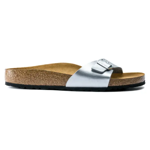 Birkenstock Πέδιλα Γυναικείο Birko-Flor(ανθεκτικό υλικό της Birkenstock-επιτρέπει την επαφή με το νερό) Ασημί BIR/MADRID 040411 SILVER - 36