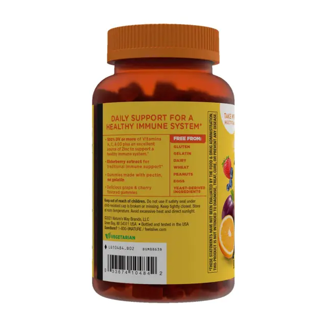 Nature's Way Alive!® Premium Immune Gummies 3