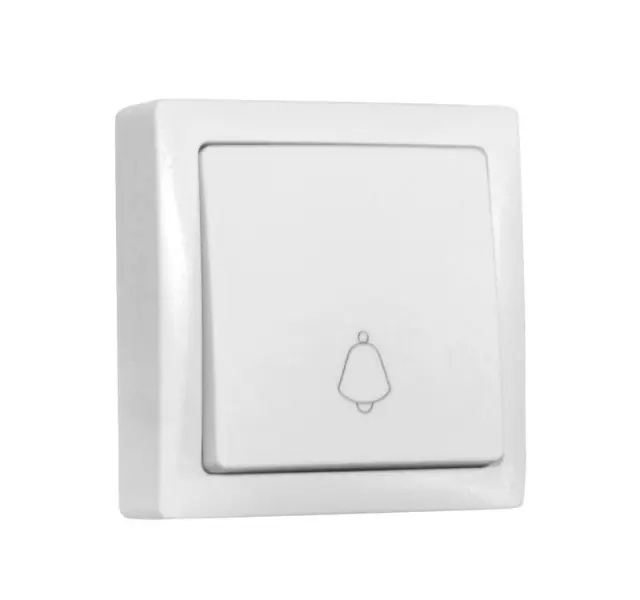 ΔΙΑΚΟΠΤHΣ ΕΠΙΤΟΙΧΟΣ ΜΠΟΥΤΟΝ ΚΟΥΔΟΥΝΙΟΥ IP20 10A ΛΕΥΚΟ