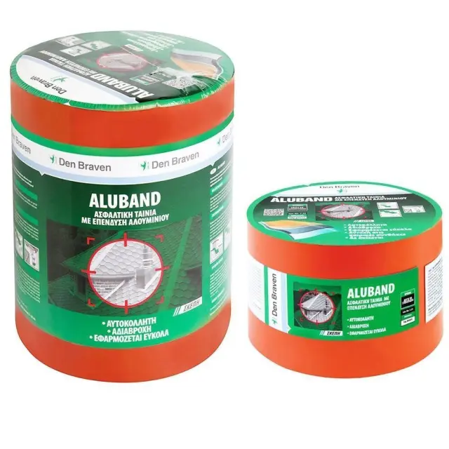 Den Braven 20042100 - Bostik Aluband Ασφαλτική Ταινία με Επικάλυψη Αλουμινίου Κεραμιδί 05cmx10m