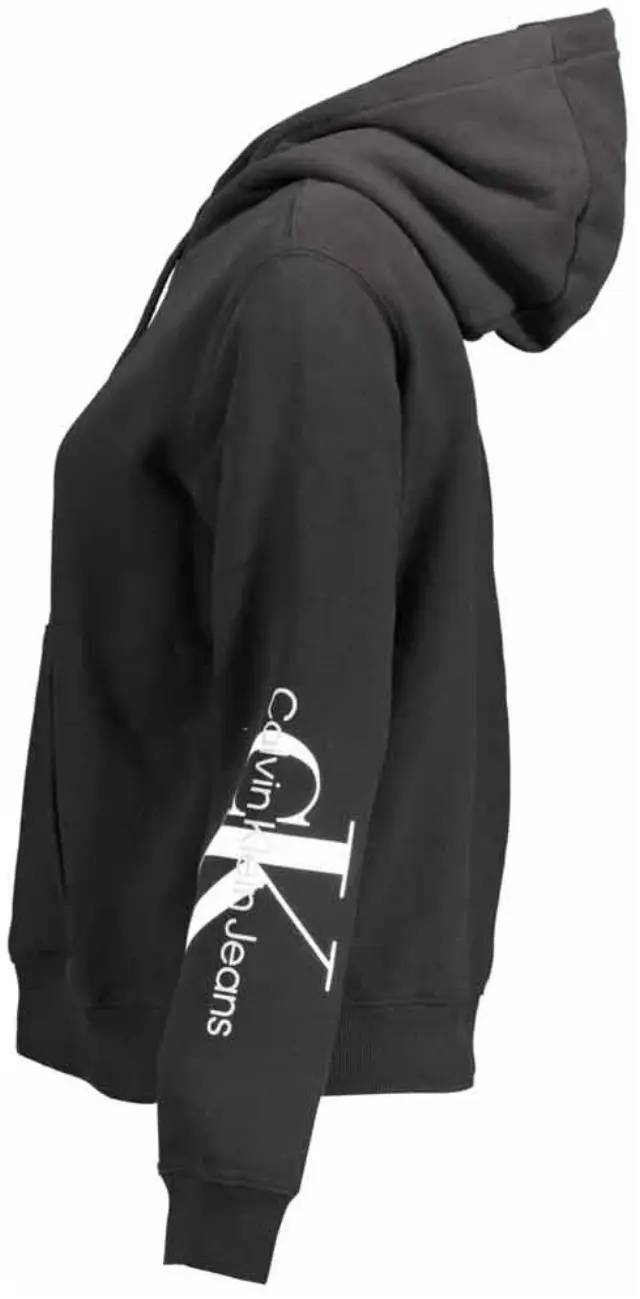 Calvin Klein - Γυναικείο Φούτερ με Κουκούλα J20J220949-BEH Μαύρο - M 3