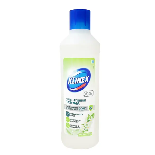 KLINEX Καθαριστικό Πατώματος 1L Pure Hygiene Herbal