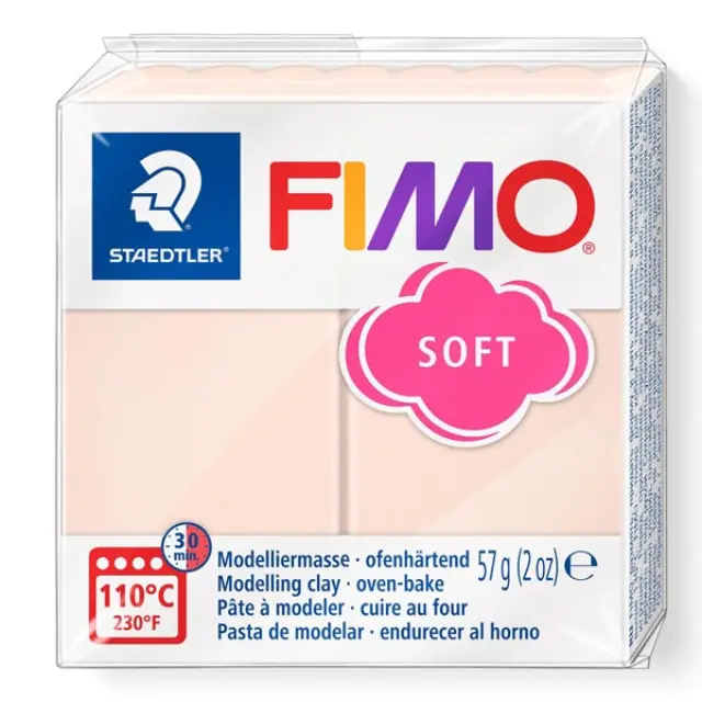 Πολυμερικός Πηλός Staedtler Fimo Soft No43 - Light Flesh - 57gr