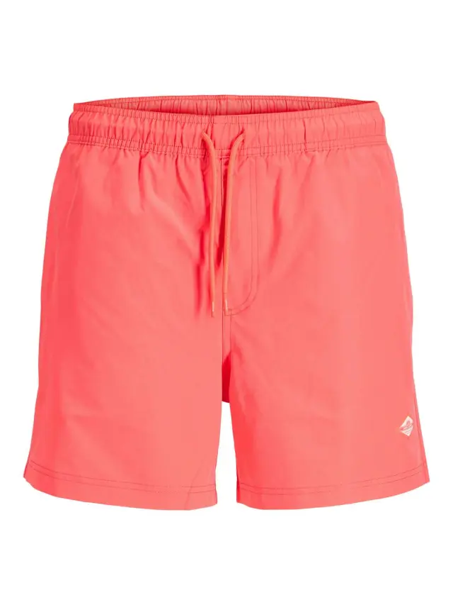 JPSTMAUI TROPIC SOLID SWIM SHORTS REG SN Hot Coral