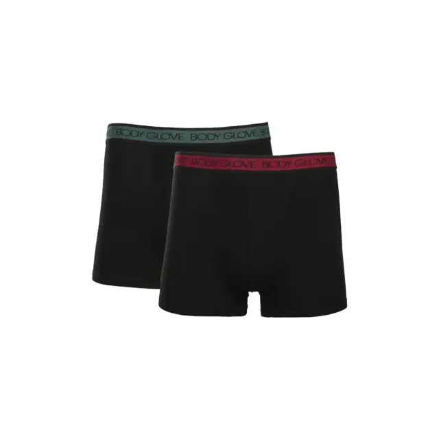 Body Glove Ανδρικό Boxer Logo Band - Διπλό Πακέτο, Χρώμα Black BG - L