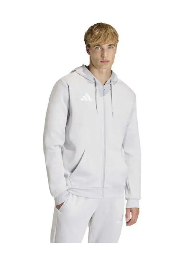 Adidas Entrada Sweatshirt with Hood Gray KF5947 - 3XL