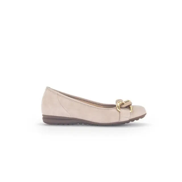 Gabor Μπαλαρίνες Γυναικείο δέρμα Nubuck Μπεζ GAB/62625 33-OAK