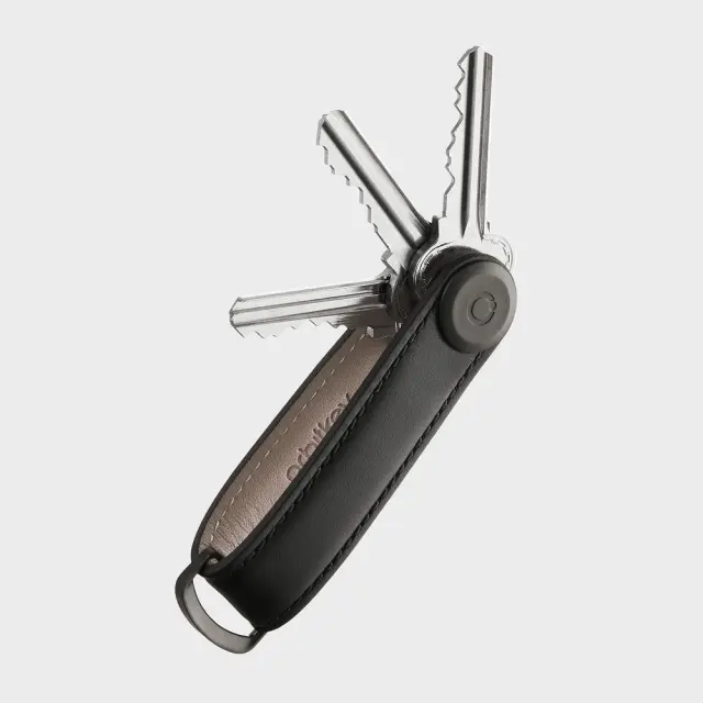 Orbitkey - Leather Key Organiser - Black-Black - Gadgets