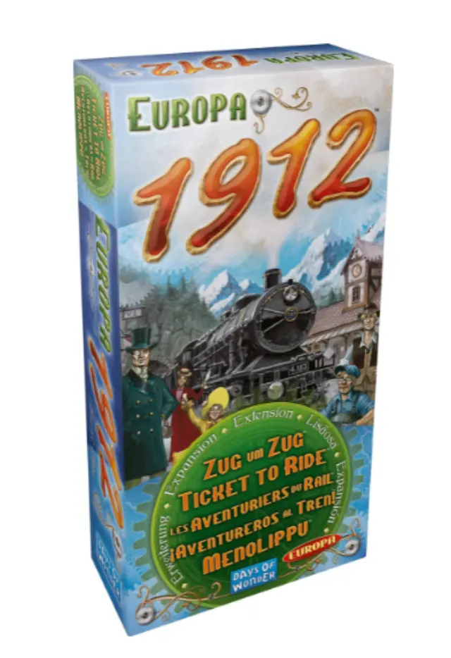 Ticket To Ride - Europe 1912 Expansion Pack (DOW720111) - Toys