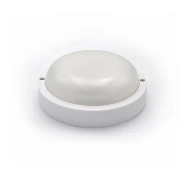 LED ΠΛΑΦΟΝΙΕΡΑ PC ΣΤΡΟΓΓΥΛΗ Φ140mm 8W 4000K IP54 ΛΕΥΚH