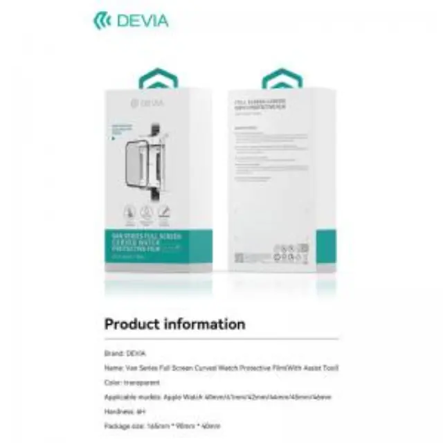 Tempered Glass Full Screen Curved Devia Watch 46mm με Βοηθητικό Εργαλείο Van Διάφανο N69949 3