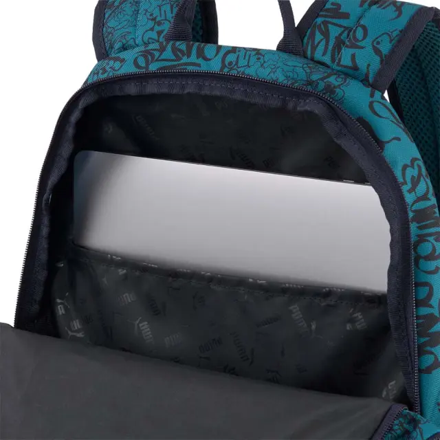 Puma Adult Academy Allover Print Backpack Πράσινο 091150-23 (Puma) - One Size 3