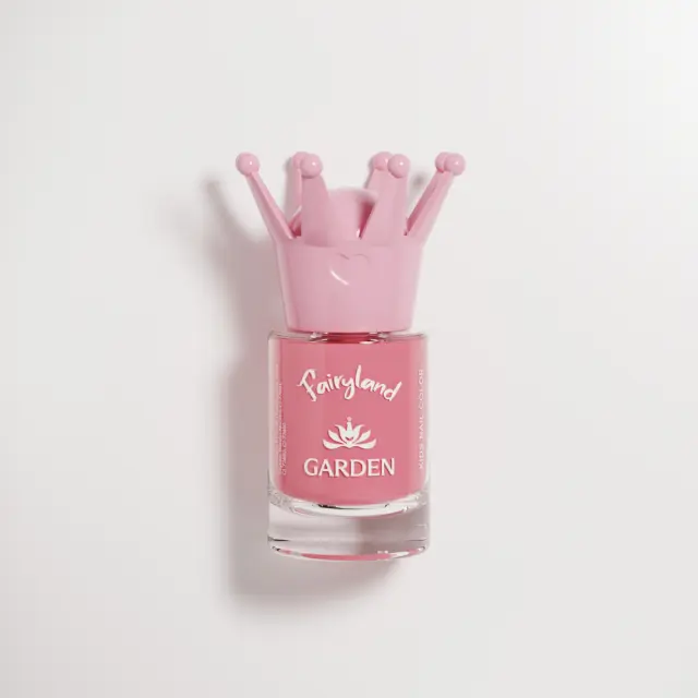 Garden Fairyland Nail Polish Pink Rosy 4, Παιδικό βερνίκι νυχιών με άρωμα φράουλα, 7.5ml