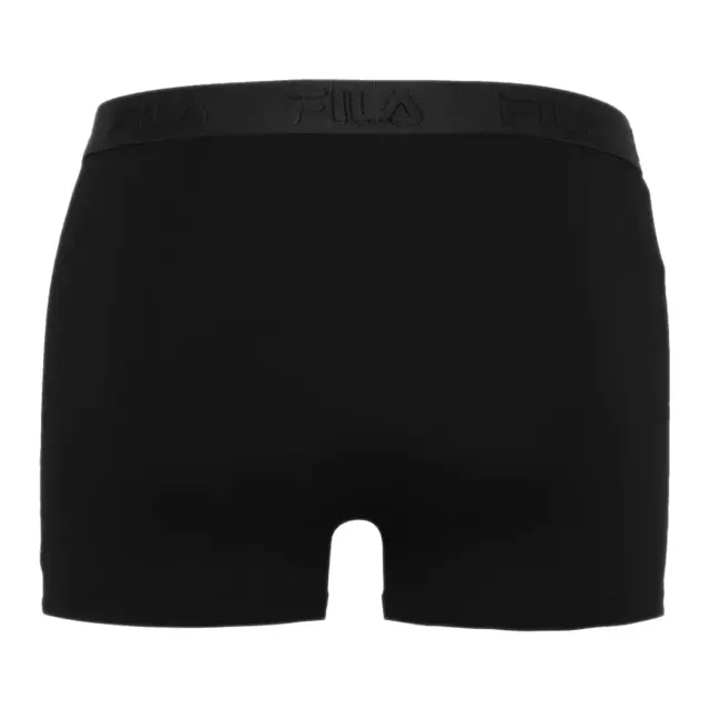 FILA Ανδρικό Boxer Elastic Band - Διπλό Πακέτο, Χρώμα Μαύρο - L 3