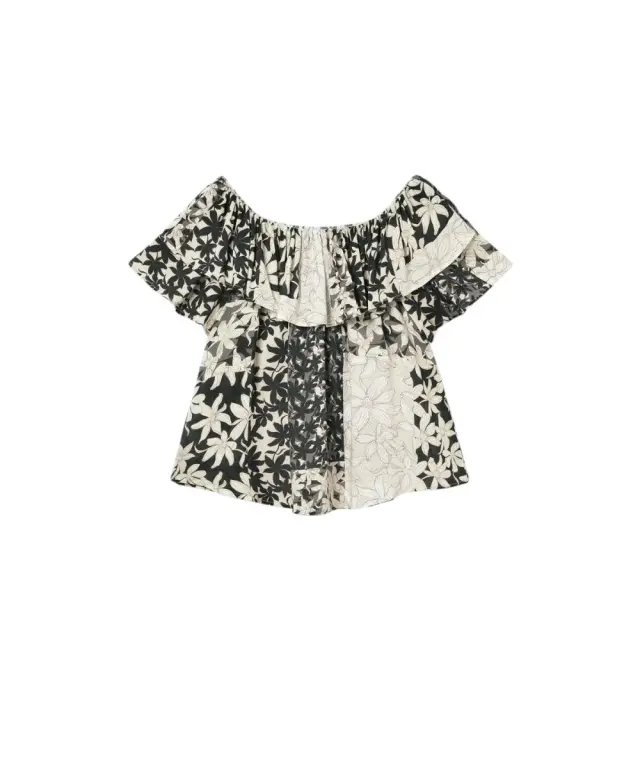 Desigual - Γυναικείο T-shirt Anais 24SWBW01-1021 Μαύρο