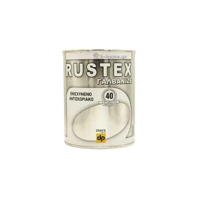 Rustex Drapa Εποξικό Αντισκωριακό για Γαλβανιζέ Ενισχυμένο ΓΚΡΙ Σατινέ 1kg