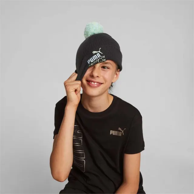 Puma Kids Mixmatch Pom Pom Beanie Μαύρο 024798-01 (Puma) 3