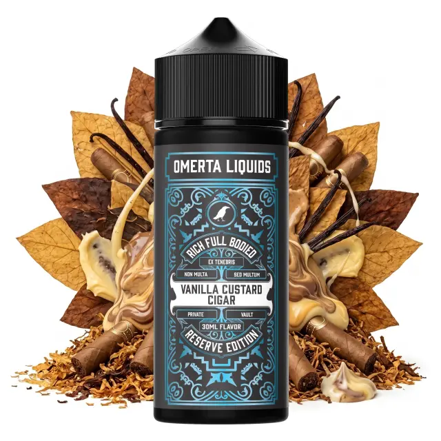 Omerta Ex Tenebris Vanilla Custard Cigar Reserve 30ml/120ml